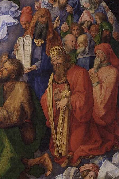 Landauer Altarpiece: King David von Albrecht Dürer
