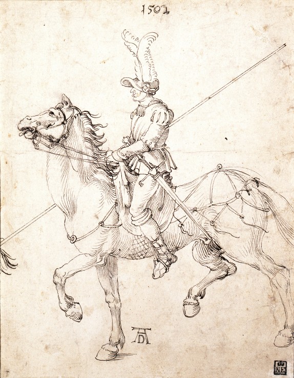 Lanzierer zu Pferd von Albrecht Dürer