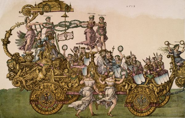 Maximilian s Triumphal Procession/ Dürer von Albrecht Dürer