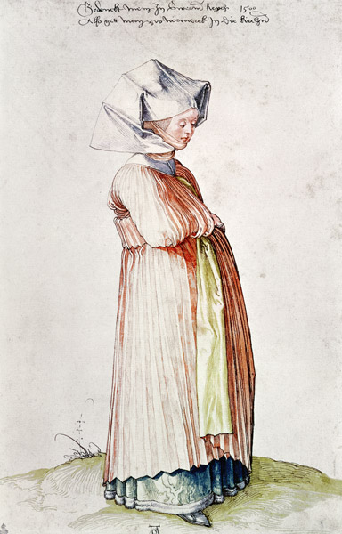 Nuremberg Woman Dressed for Church von Albrecht Dürer