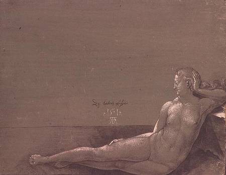 Reclining female nude von Albrecht Dürer
