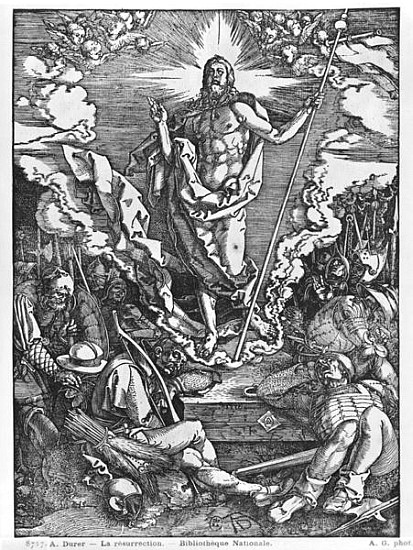 Resurrection, from ''The Great Passion'' series von Albrecht Dürer
