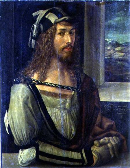 Study for Self Portrait with a Glove von Albrecht Dürer