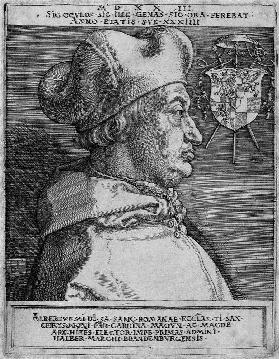 Albrecht of Brandenburg / Engr.by Dürer