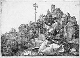 Der heilige Antonius vor der Stadt 1519