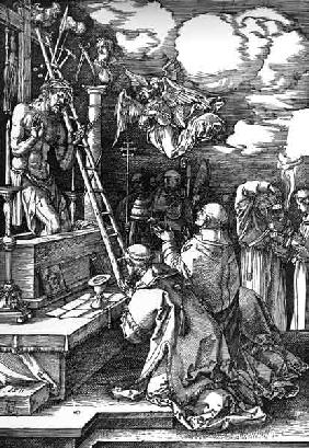 Dürer / Mass of St Georg / Woodcut 1511