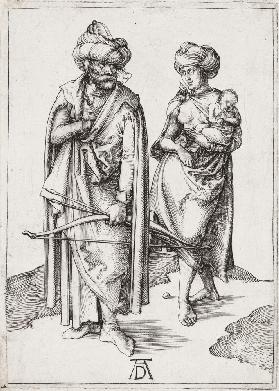 Orientale und sein Weib (Türkenfamilie) 1496