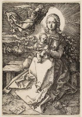 Virgin and Child Crowned by an Angel 1520