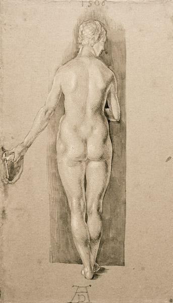A.Dürer, Female Nude fr.Behind / 1506 1506