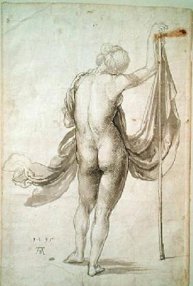 Nude Study or, Nude Female from the Back 1495  &