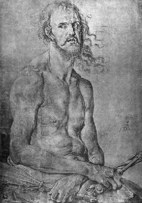 Seated Man of Sorrows / Dürer / 1522