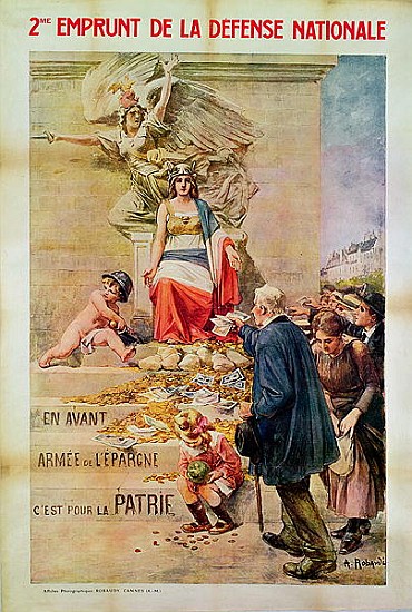 Poster for the Second Loan for National Defence von Alcide Theophile Robaudi