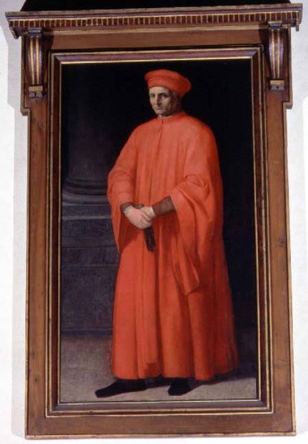 Portrait of Marco Datini (c.1335-1410) von Alessandro Allori