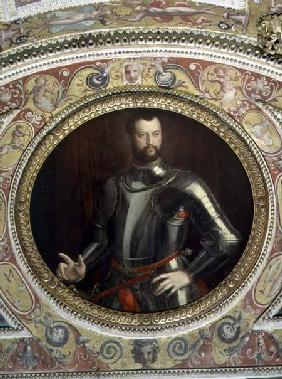 Portrait of Cosimo I de' Medici (1519-74) from the Studiolo di Francesco I 1572