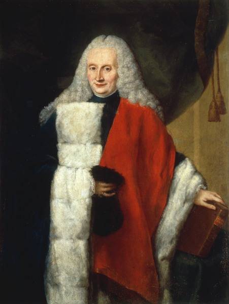A.Longhi, Bildnis venezian. Senator von Alessandro Longhi