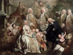 The Family of Procurator Luigi Pisani, 1758 (oil on canvas) 19th