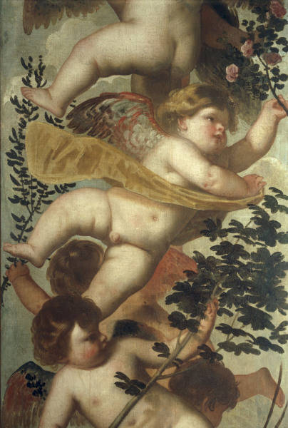 A.Varotari, Engel mit Rosenzweig von Alessandro Varotari