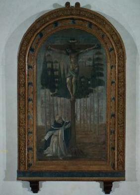 St. Antoninus at the foot of the Crucifixion 15th