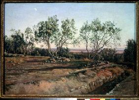 Olivenbäume bei Albano 1845
