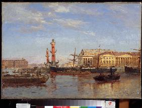St. Petersburg von der Newa aus gesehen 1899