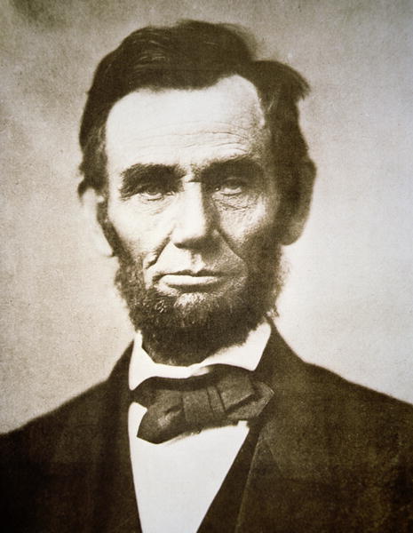 Abraham Lincoln (1809-65) 1863 (b/w photo)  von Alexander Gardner