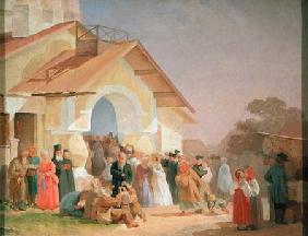 Coming out of a Church in Pskov 1863-64