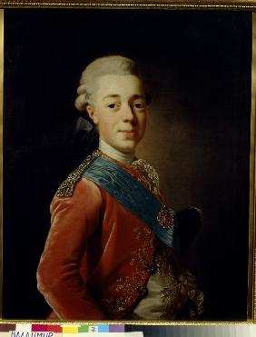 Porträt des Großfürsten Pawel Petrowitsch (1754-1801) 1776