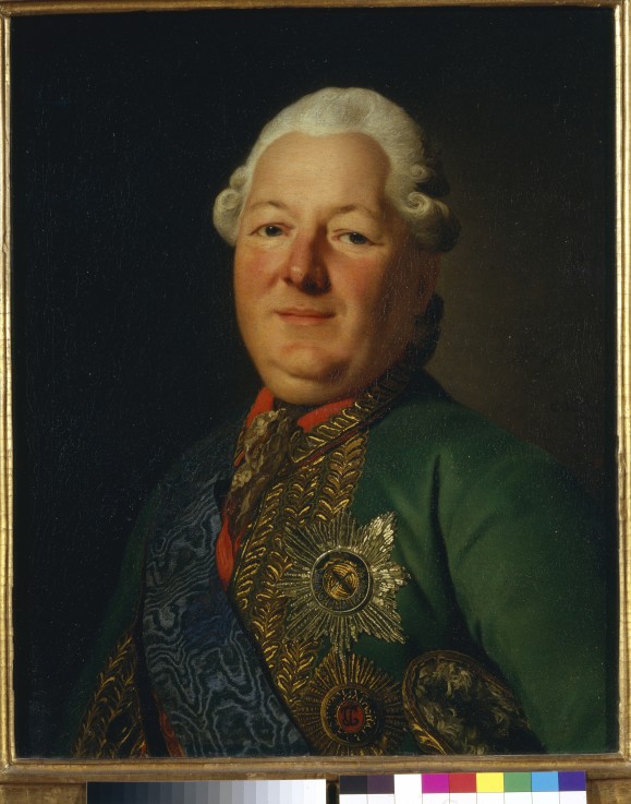 Porträt von Fürst Wassili Dolgorukow-Krymski (1722-1782) von Alexander Roslin