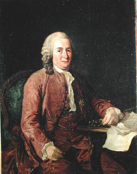 Portrait of Carl von Linnaeus (1707-78) von Alexander Roslin