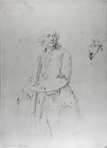 Portrait of Francois Boucher (1703-70) von Alexander Roslin