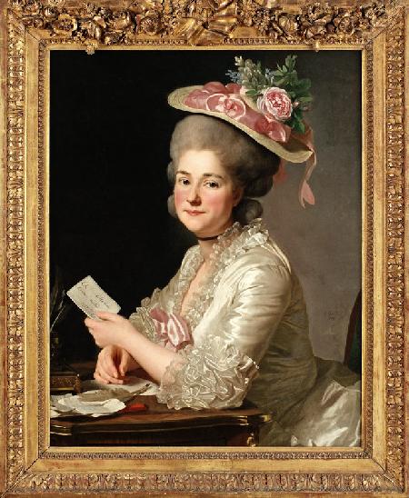 Porträt von Marie Emilie Cuivilliers, geb. Boucher 1779