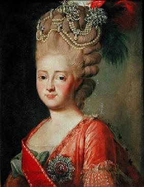 Portrait of Empress Maria Fyodorina (1759-1828) 1770s