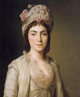 Porträt von Zoie Ghica, Prinzessin von Moldau 1777