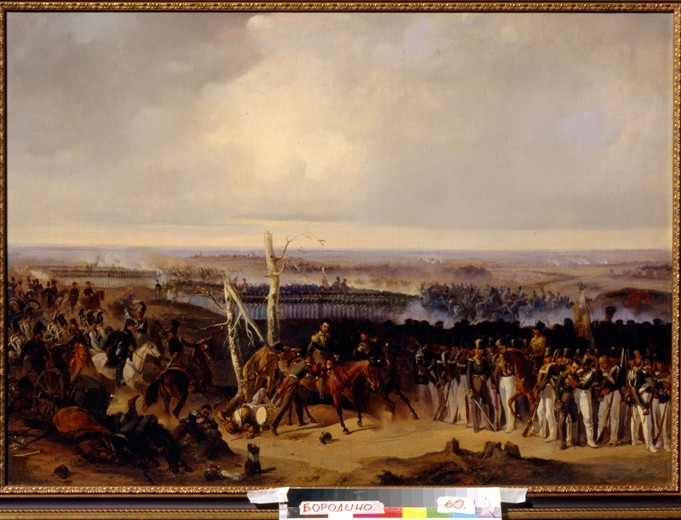 Ismailowski-Regiment bei der Schlacht von Borodino 1812 von Alexander von Kotzebue