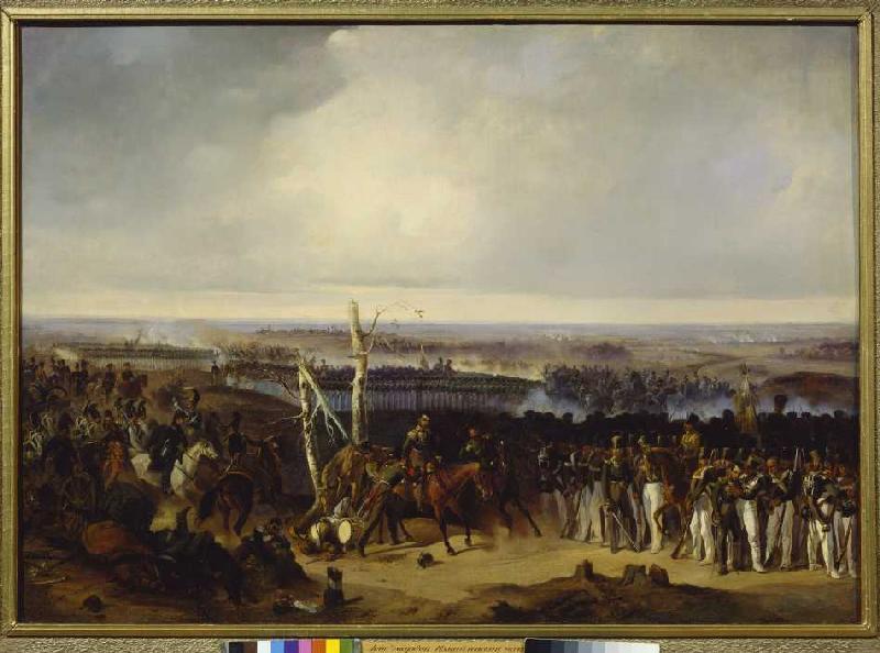 Das Regiment Ismailow während der Schlacht von Borodino von Alexander von Kotzebue