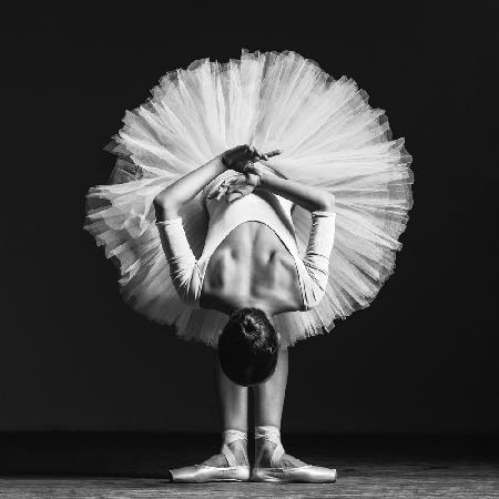 Ballerina im Unterricht