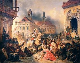Peter the Great conquers Narva in 1704