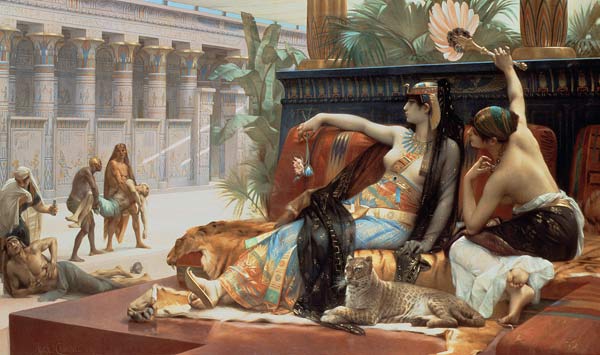 Kleopatra erprobt Gift von Alexandre Cabanel