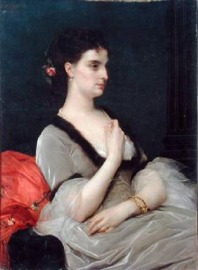 Portrait of Countess E.A. Vorontova-Dashkova 1873