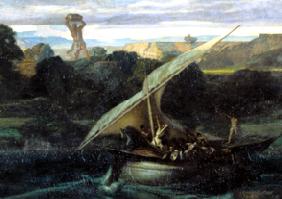Polyphem und das Schiff des Odysseus 1855