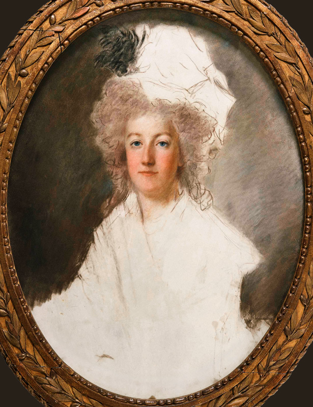 Unfinished portrait of Marie-Antoinette (1774-92) 1770-1819 von Alexandre Kucharski