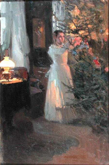 The Christmas Tree von Alexei Mikhailovich Korin