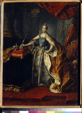 Porträt der Kaiserin Katharina II. (1729-1796) 1762