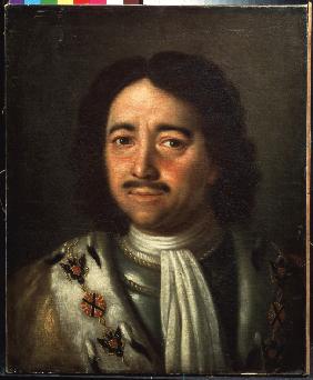 Porträt des Kaisers Peter I. des Grossen (1672-1725) 1772
