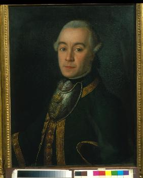 Porträt von Michail Dmitriewitsch Buturlin 1763