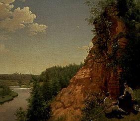 Flusslandschaft bei Nikolajewskoje 1827