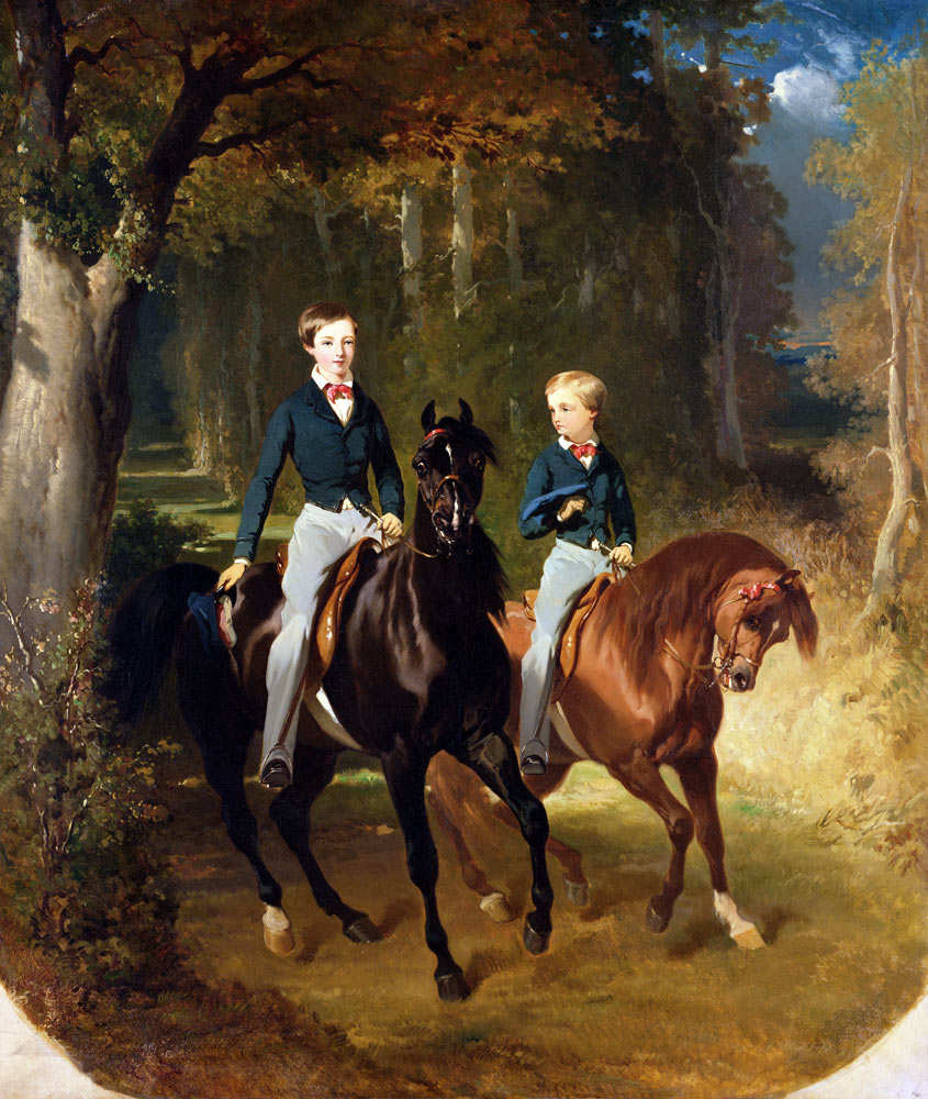 Louis-Philippe d'Orleans (1838-94) Comte de Paris and his Brother, Robert d'Orleans (1840-1910) Duc von Alfred Dedreux