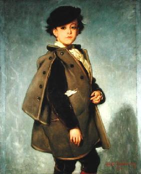 Edmond Dehodencq (1860-87) wearing an Inverness cape 1872