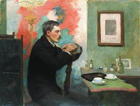 The Painter Julius Wohlers in his Studio 1895