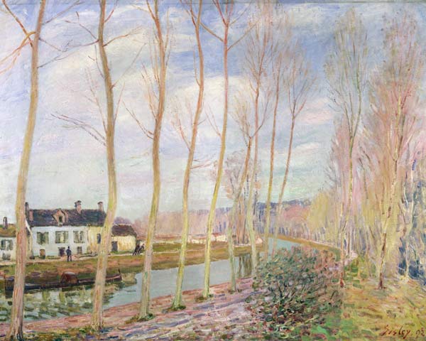 Canal du Loing von Alfred Sisley